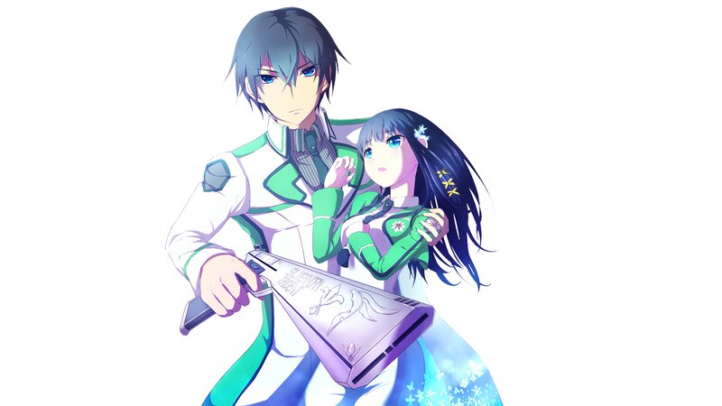 Anime Characters with Weapon — White