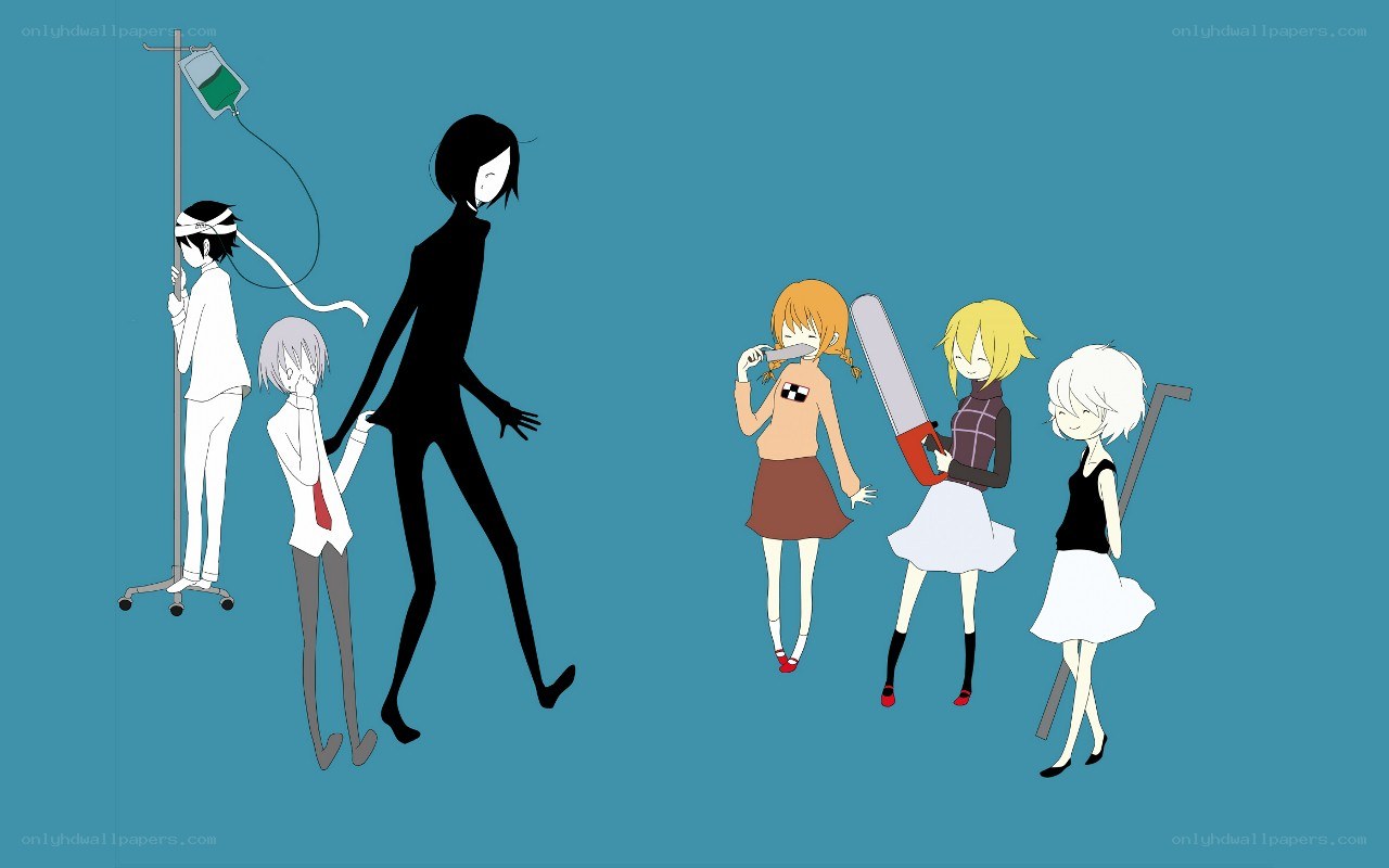 Anime characters with weapons