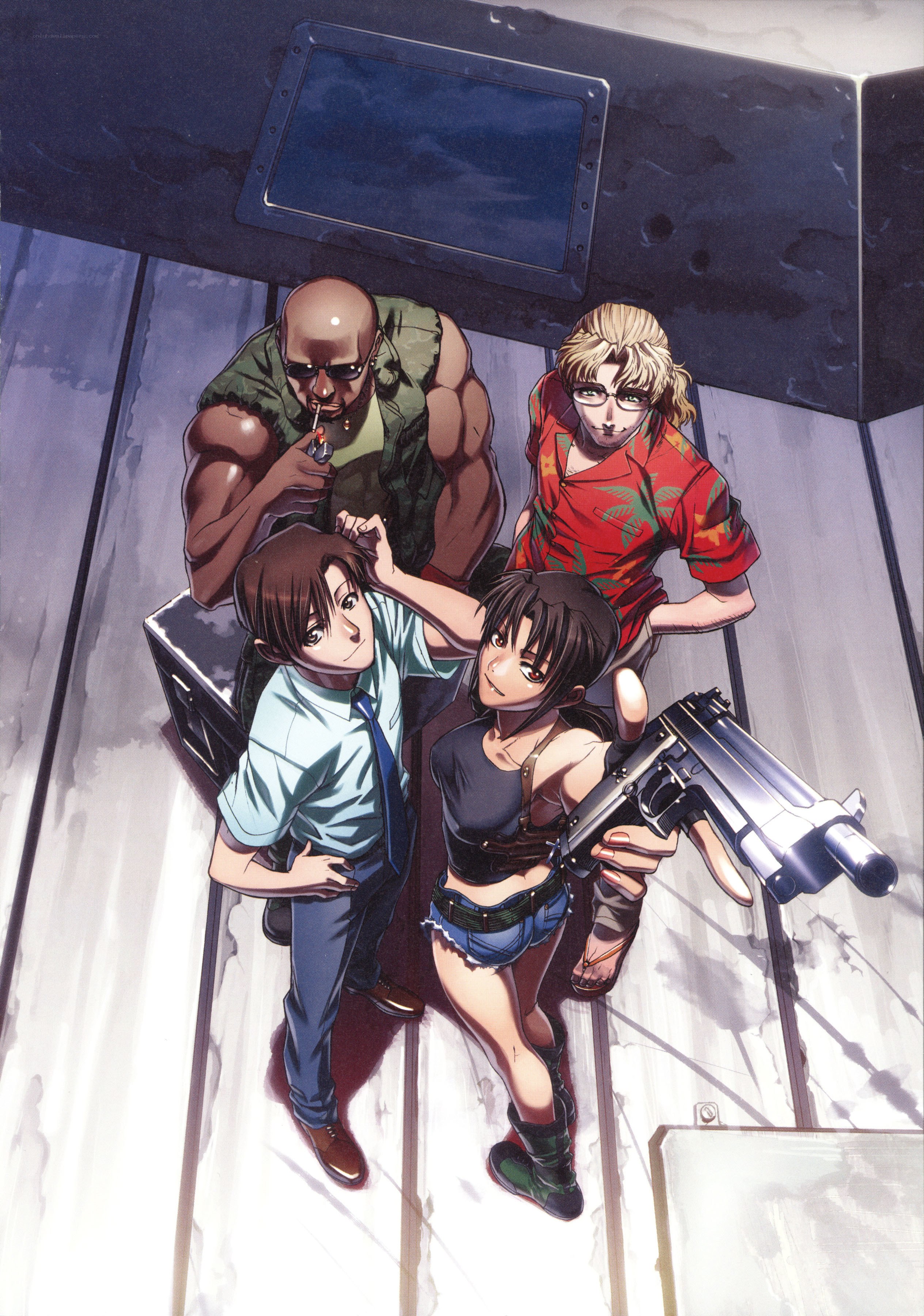 anime characters with weapons
