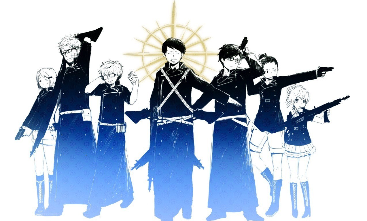anime characters with weapons