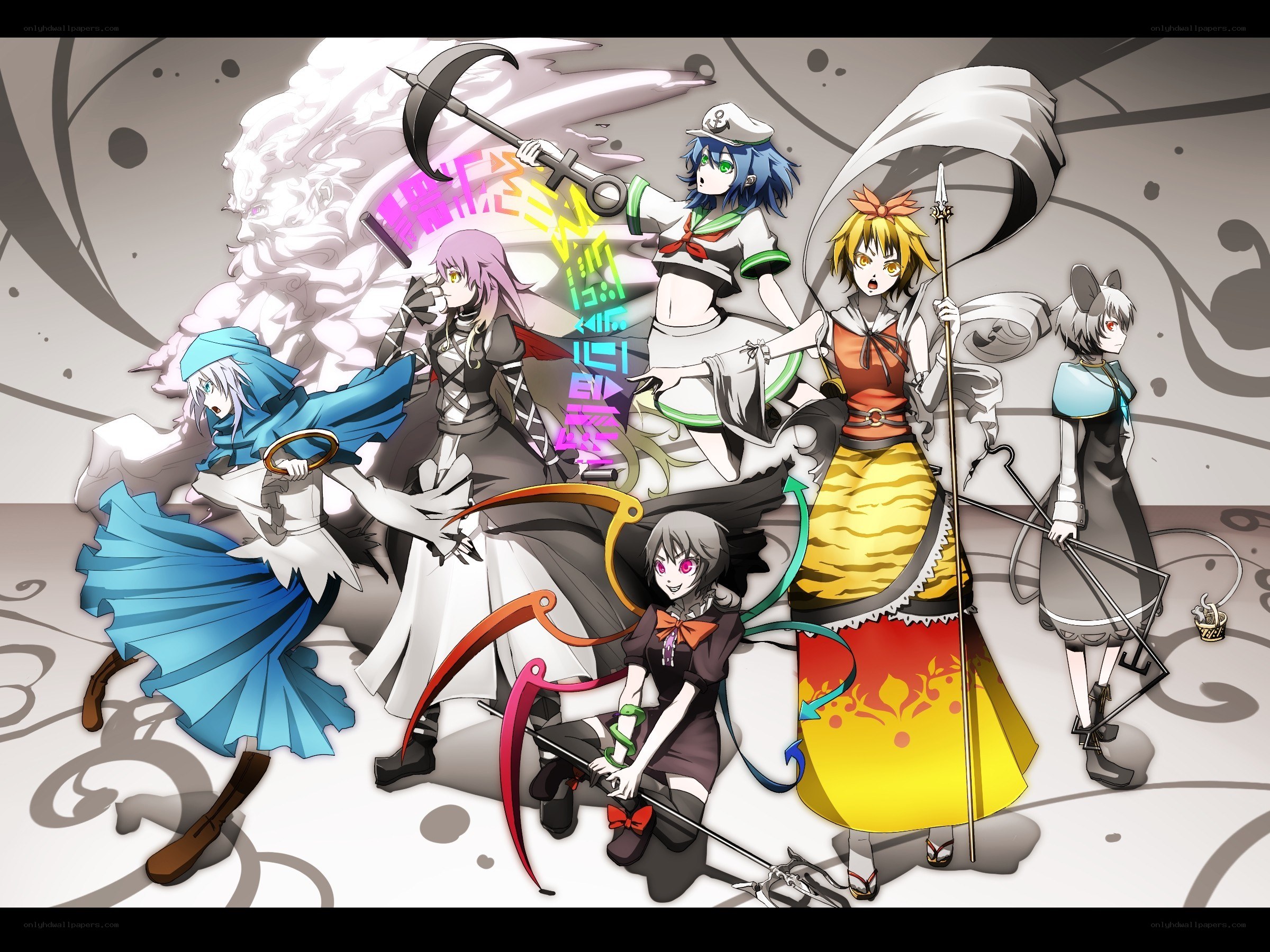 anime characters with weapons