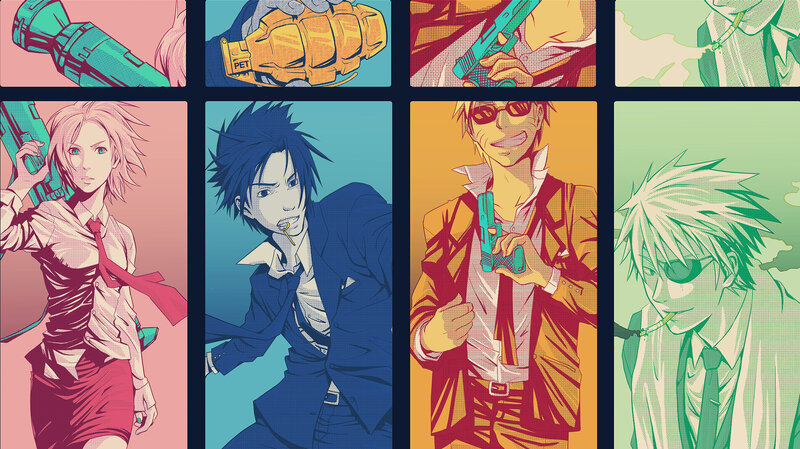 Anime characters with weapons