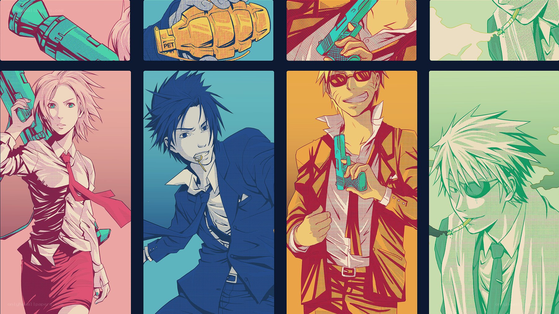 Anime characters with weapons