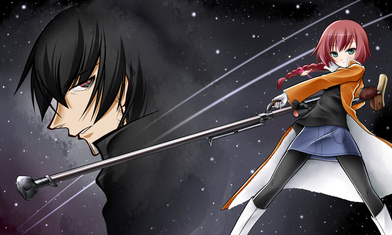 Anime characters with weapons