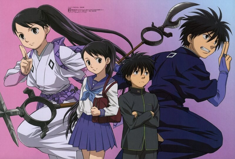 Anime characters with weapons
