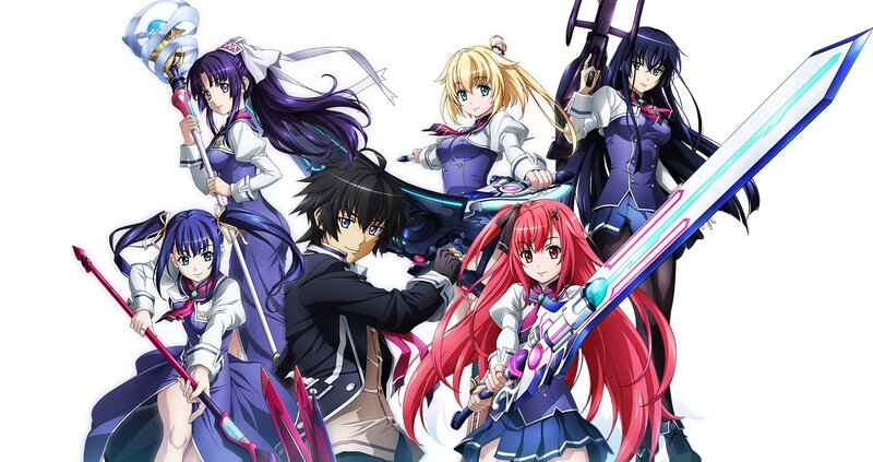Anime Characters with Weapons — Blue, Action