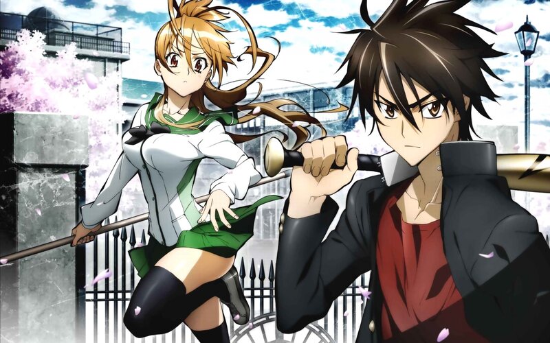 Anime Characters with Weapons — Green, Dramatic, Spring