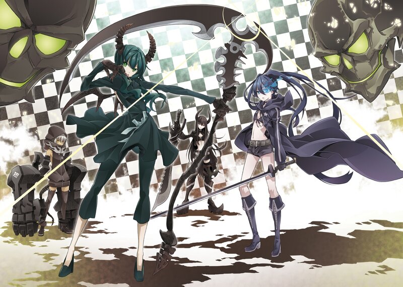 Anime Characters with Weapons — Green