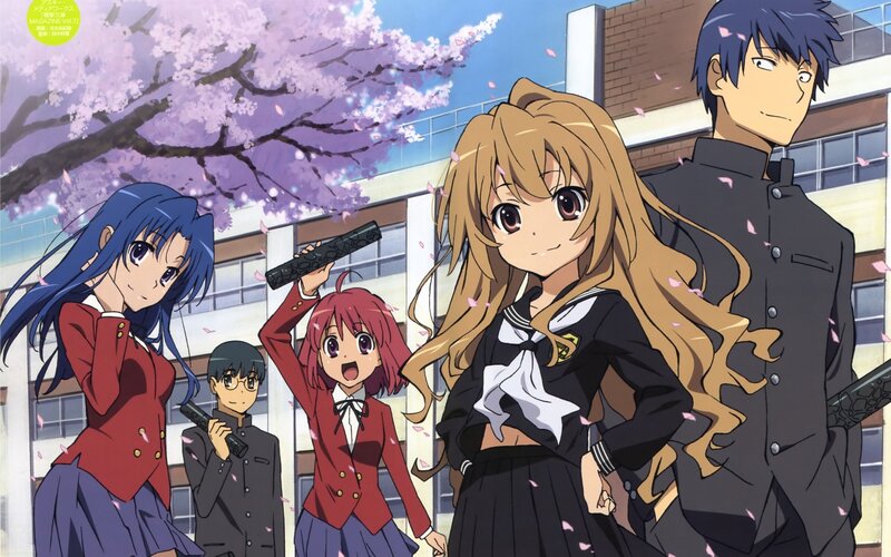 Anime Characters with Weapons — Purple, Dramatic, Spring