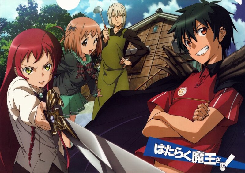 Anime Characters with Weapons — Red, Dramatic, Afternoon