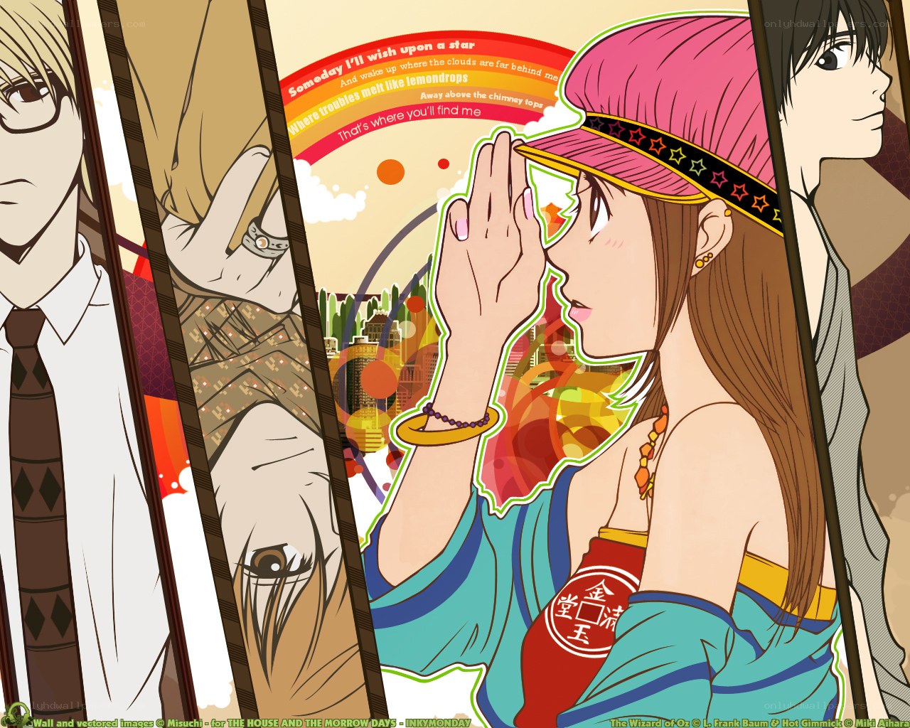 anime characters with wishful thinking