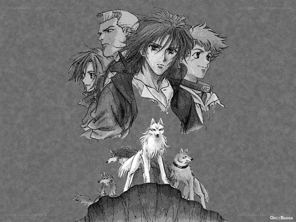 anime characters with wolves