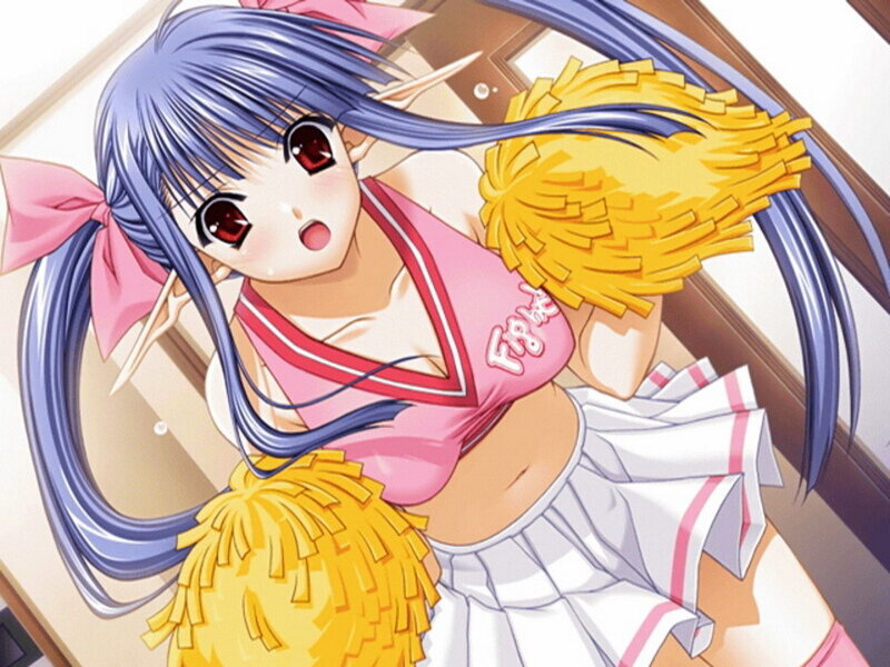 anime cheerleader character