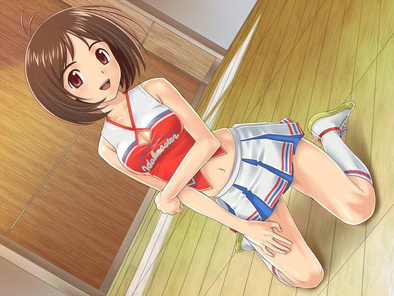Anime Cheerleader Girl — Red