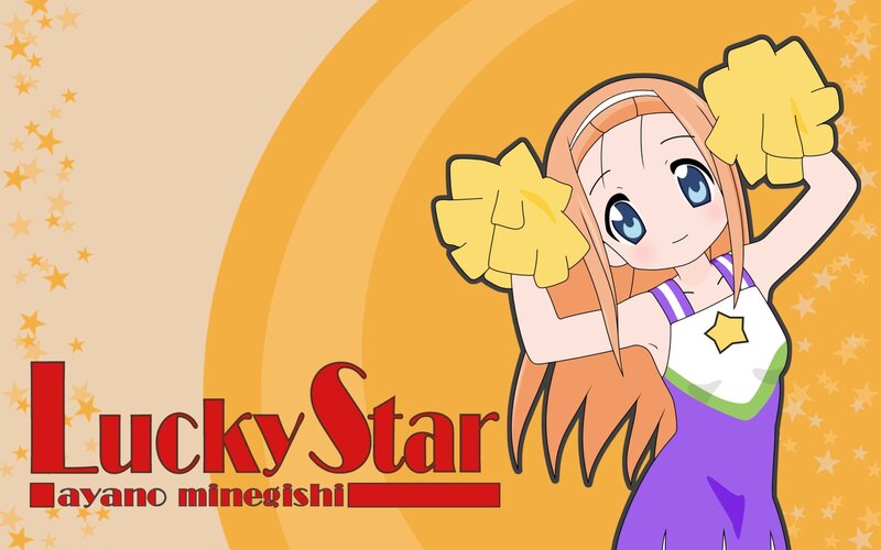 Anime Cheerleader Girl — Yellow, Cheerful