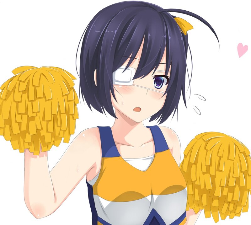 Anime Cheerleader Girl — Yellow