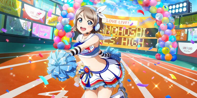 Anime Cheerleader on Track