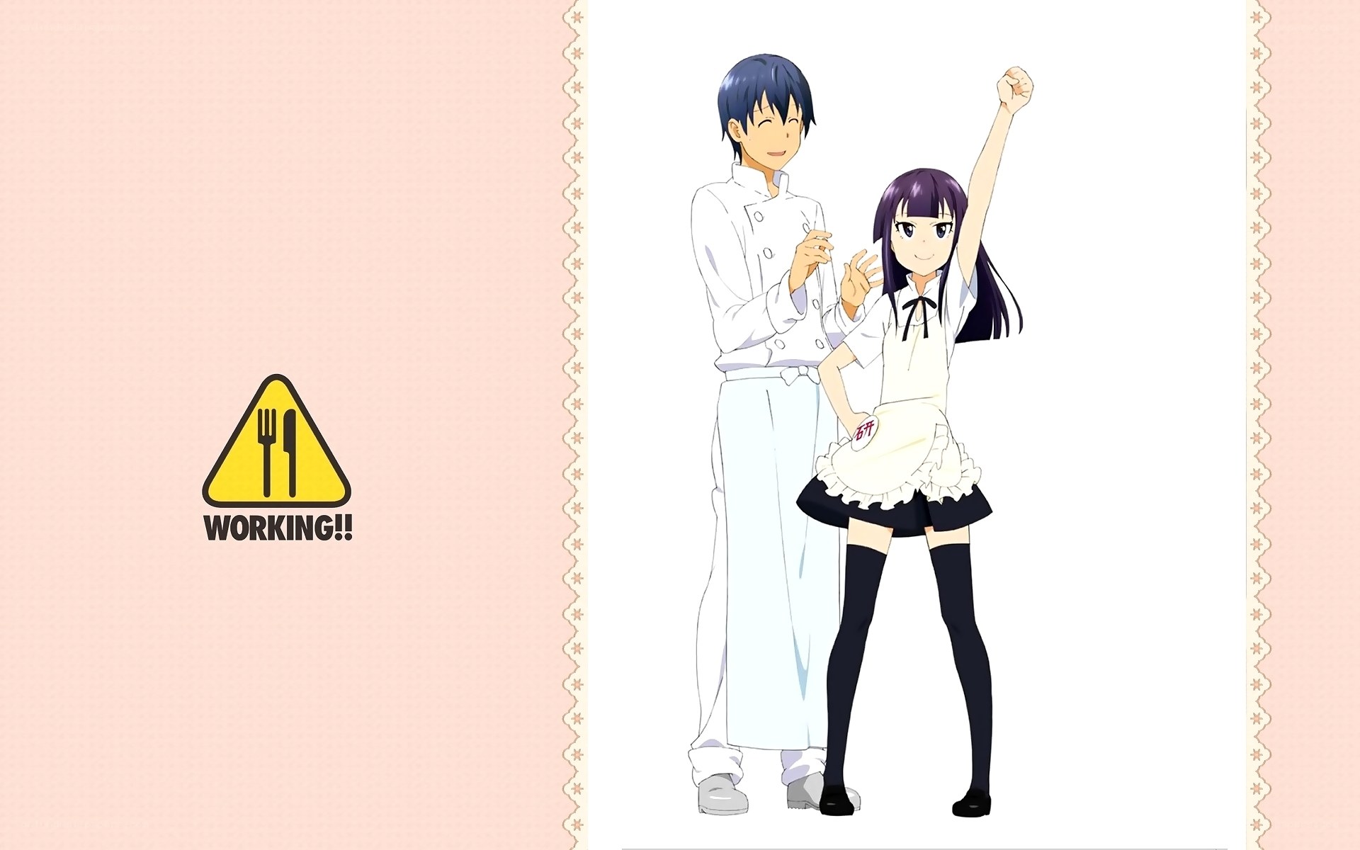 anime chef duo working