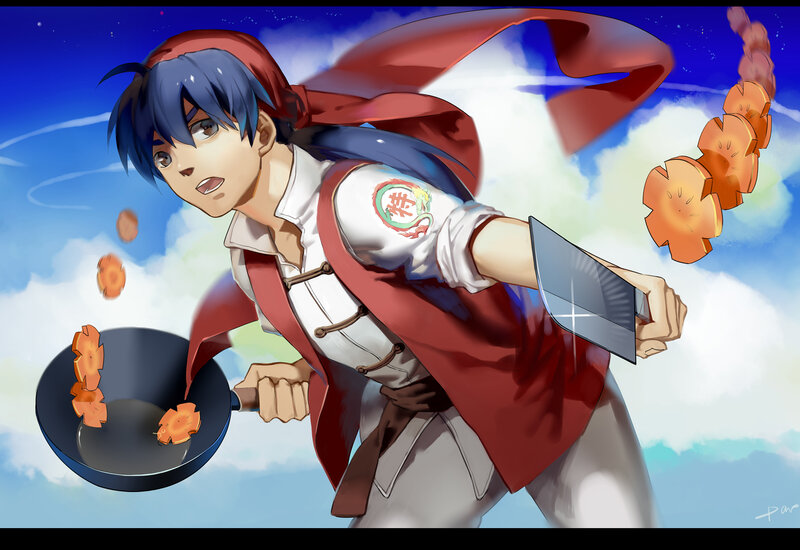 Anime Chef in Action — Blue
