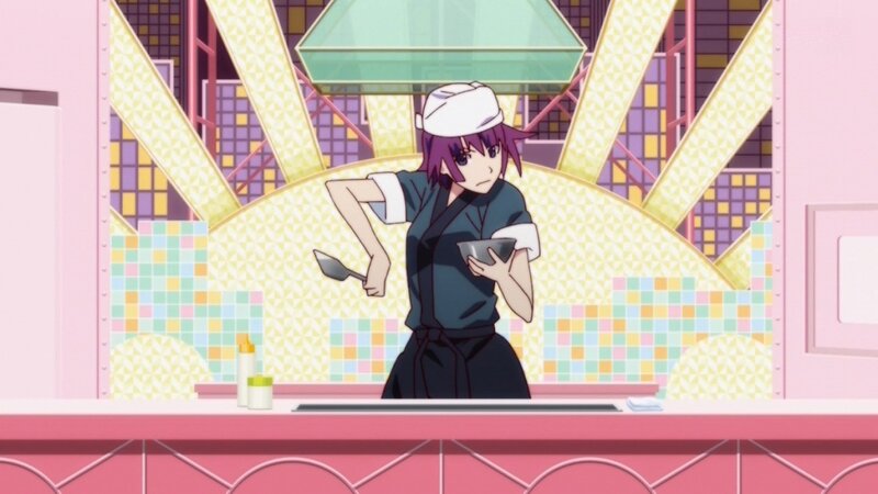 anime chef in kitchen