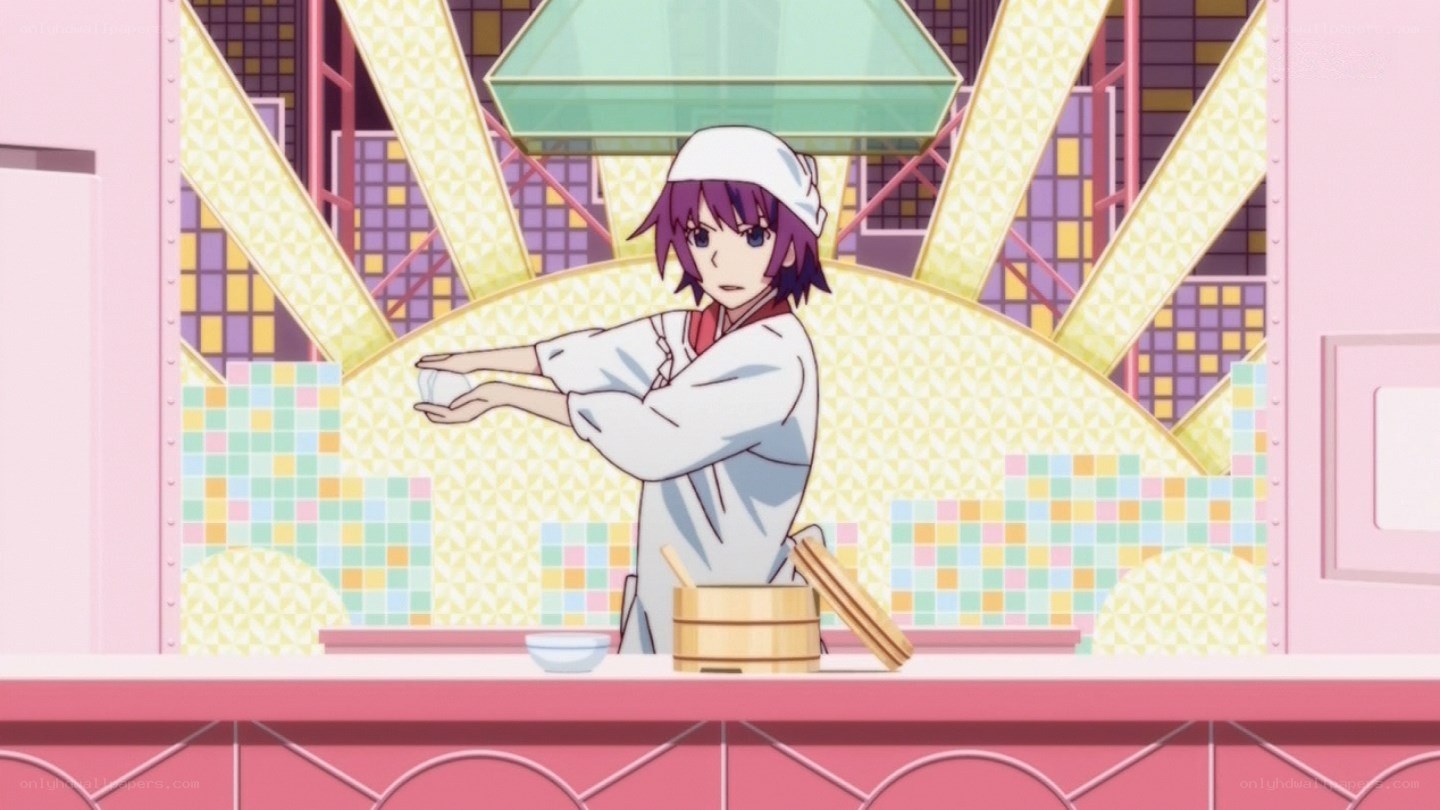 anime chef preparing food