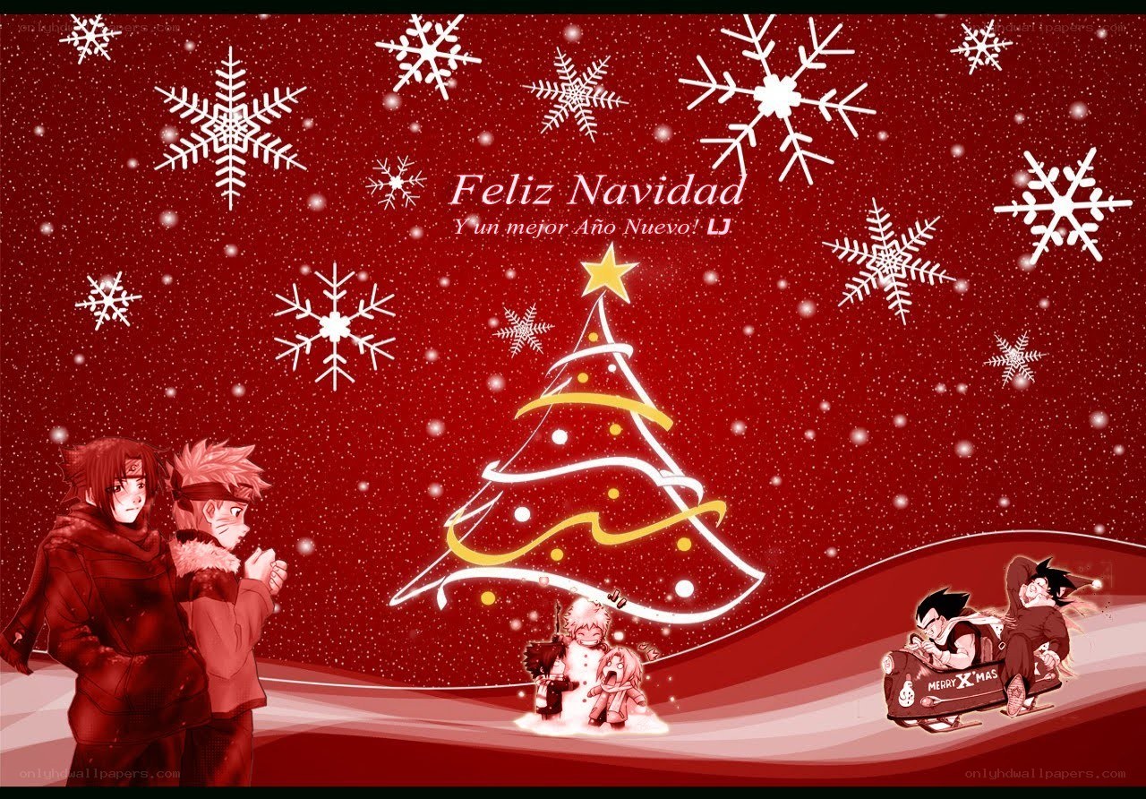Anime Christmas greeting