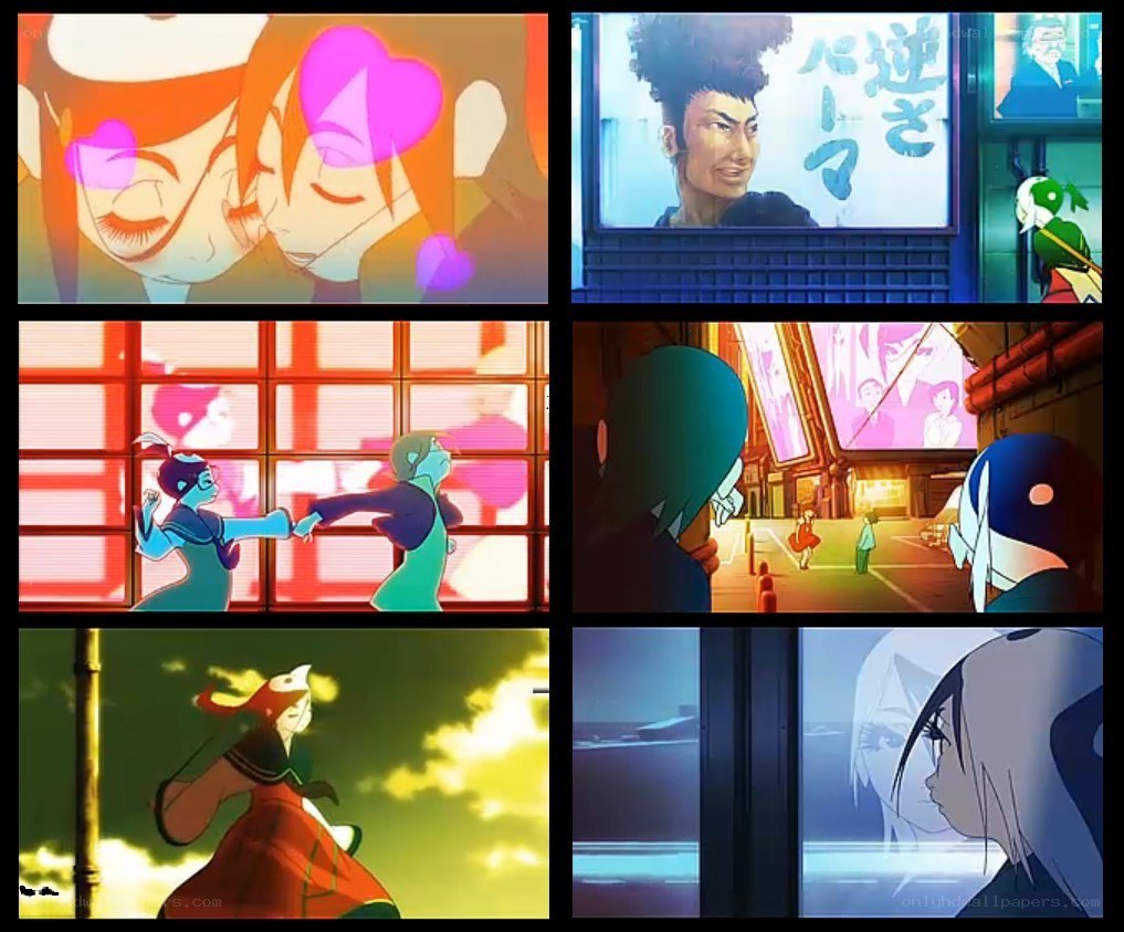 anime collage scenes