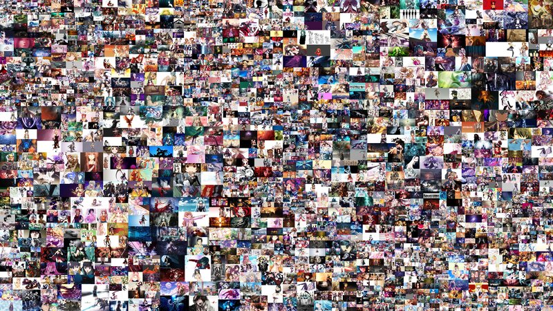 Anime collage wallpaper