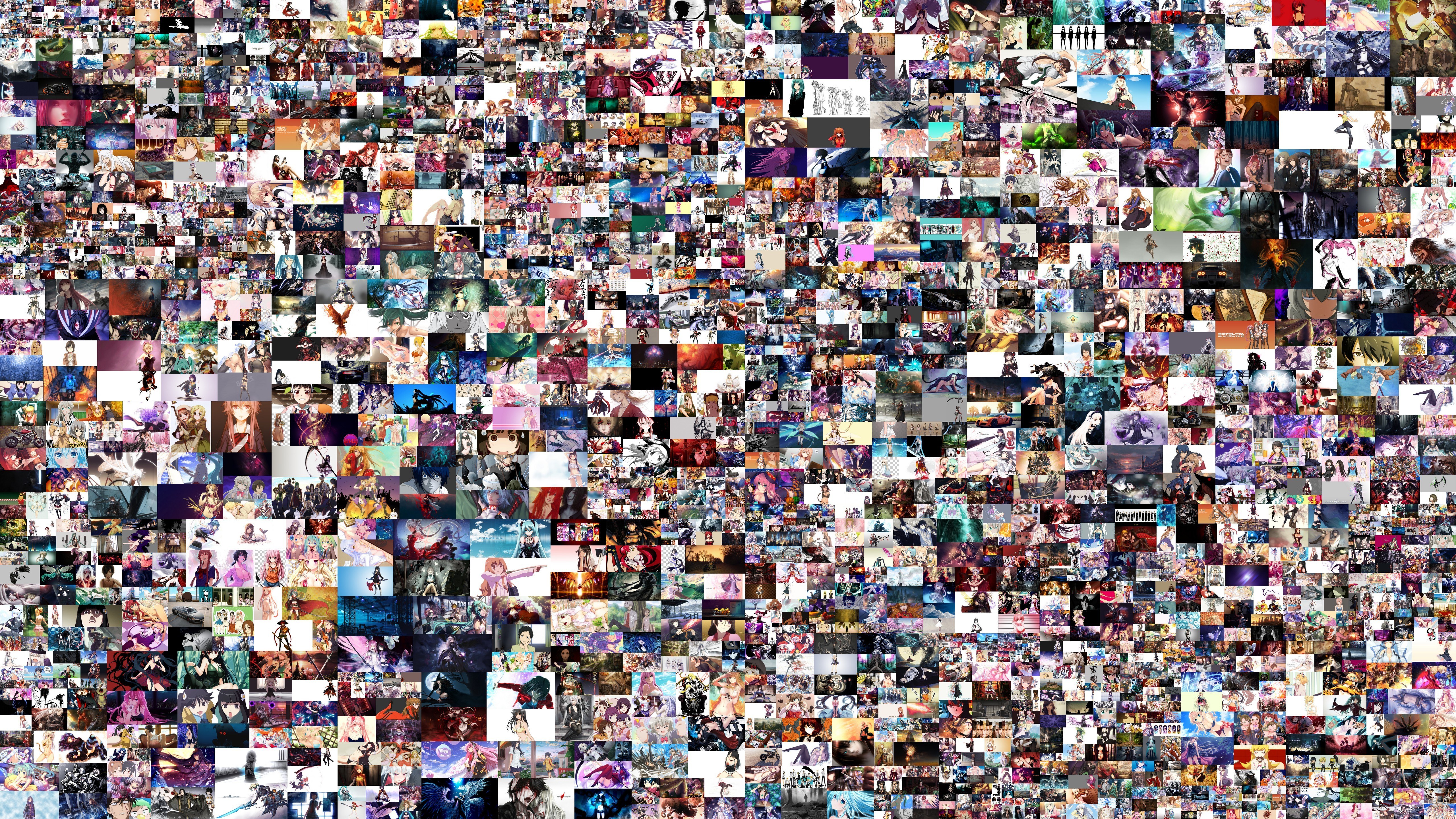 Anime collage wallpaper