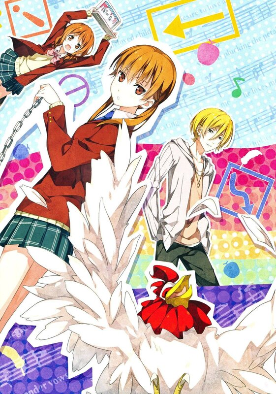 Anime collage with characters