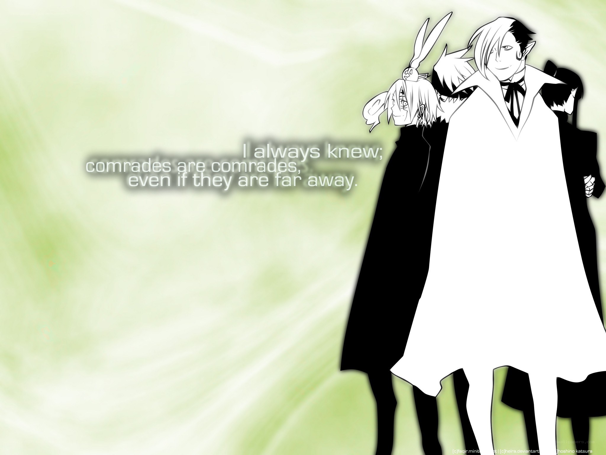 anime comrades quote