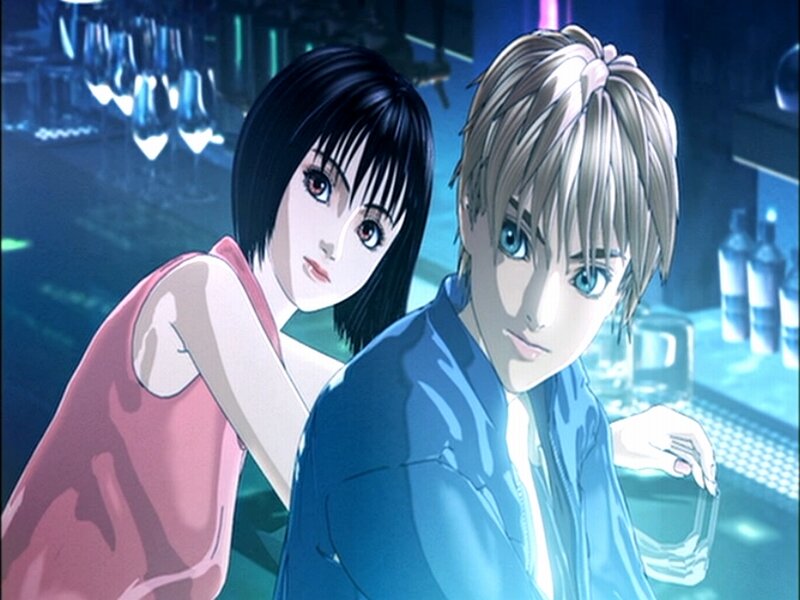 Anime Couple at Bar