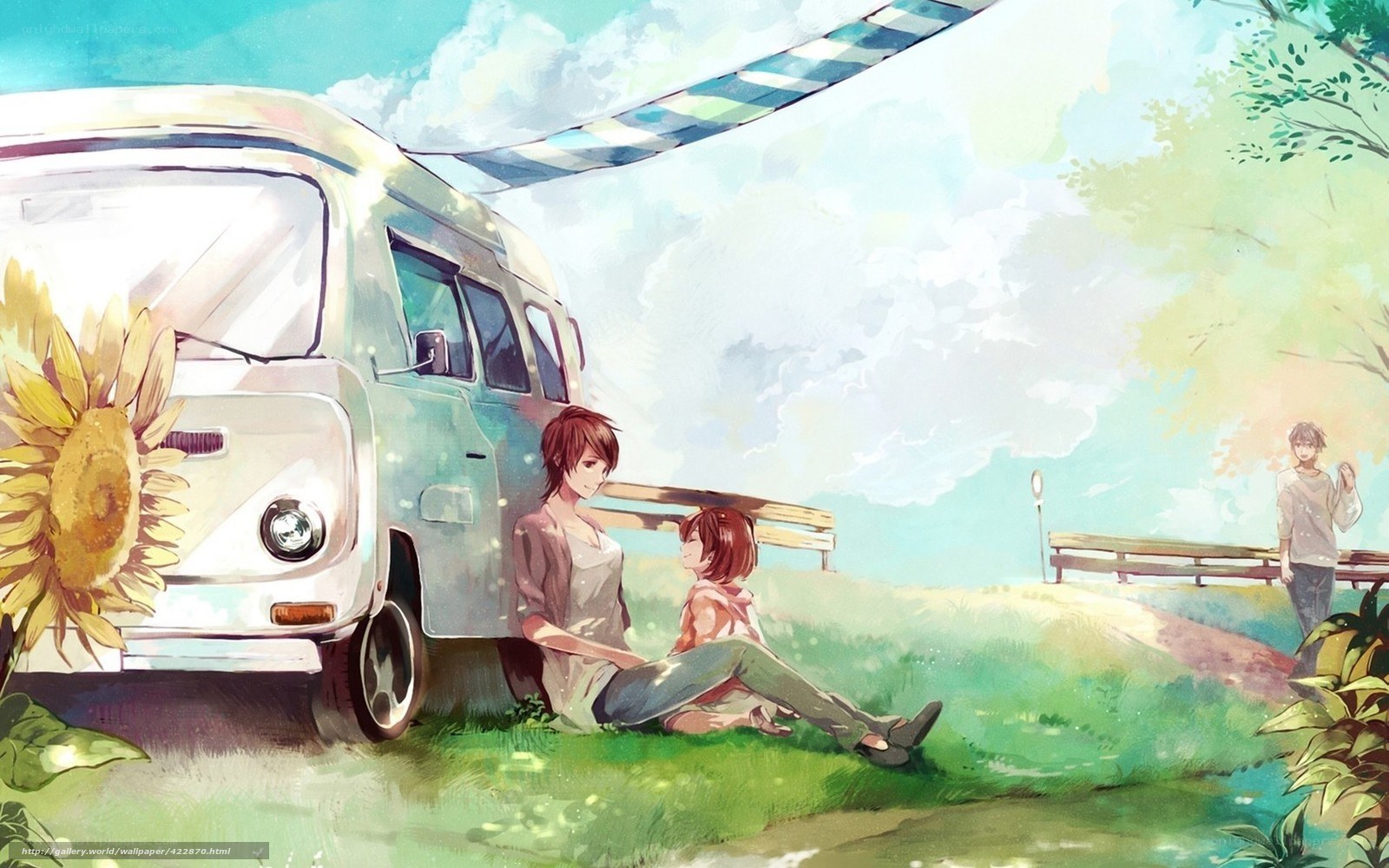 Anime couple by van