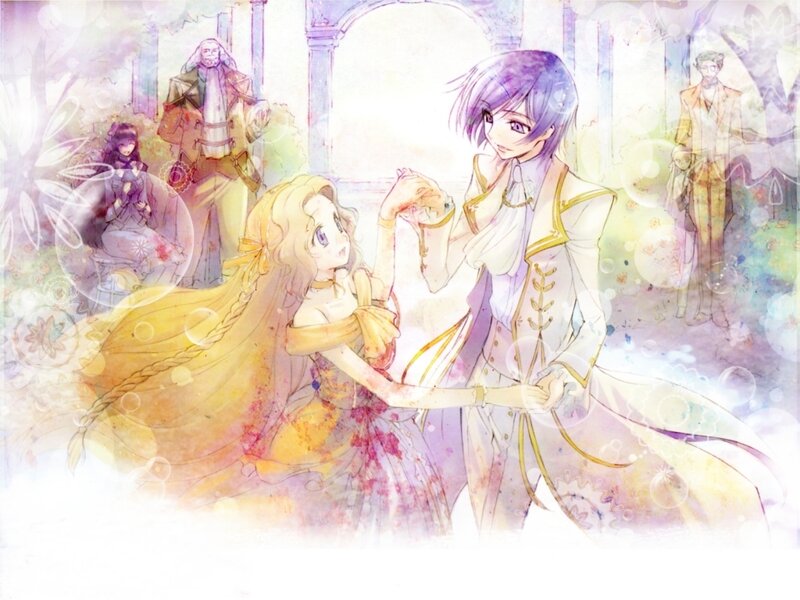 anime couple dancing