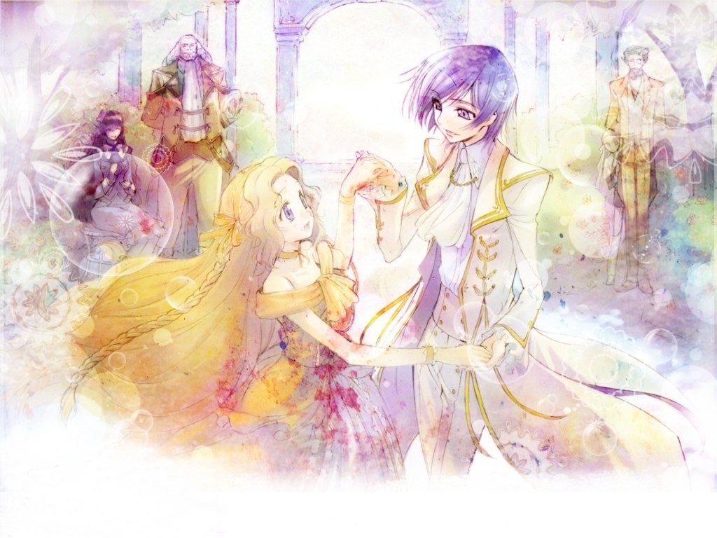 anime couple dancing