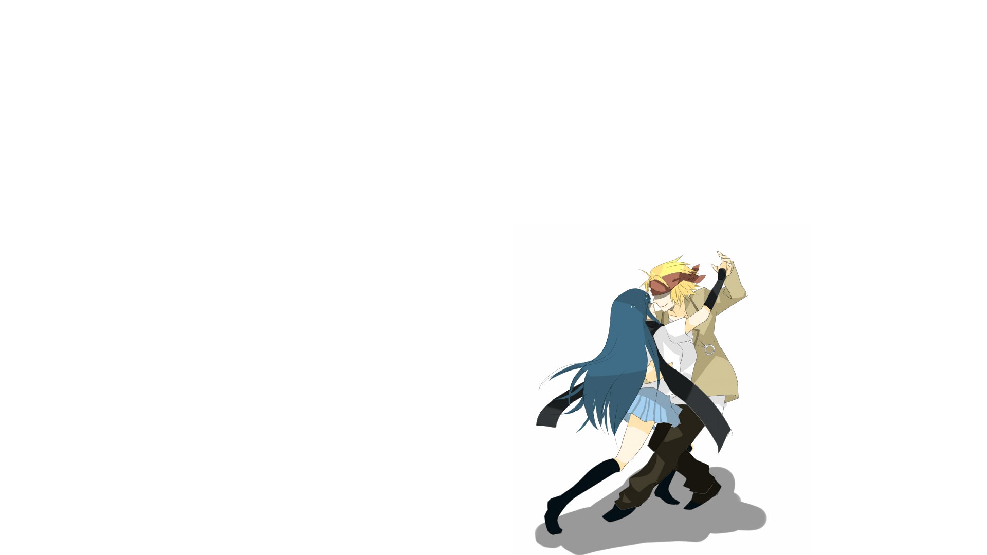 anime couple dancing