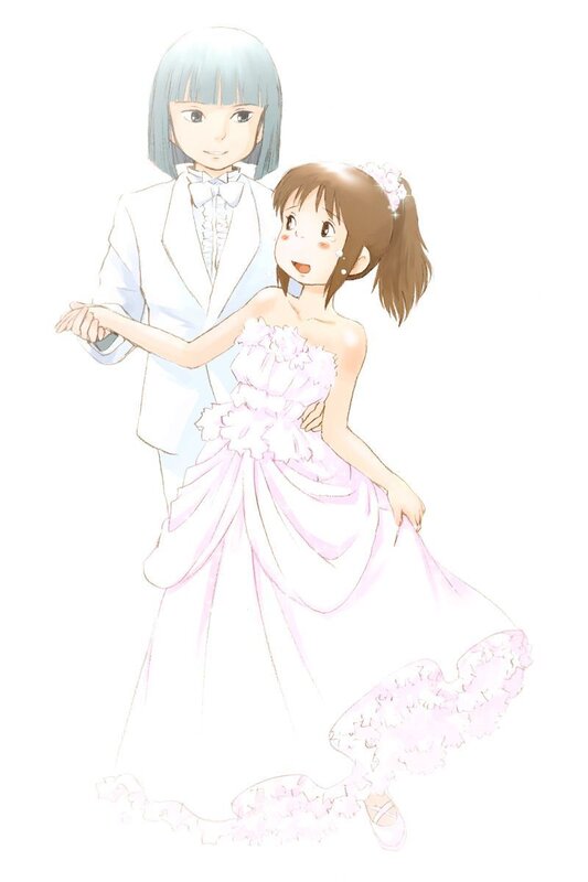 anime couple dancing