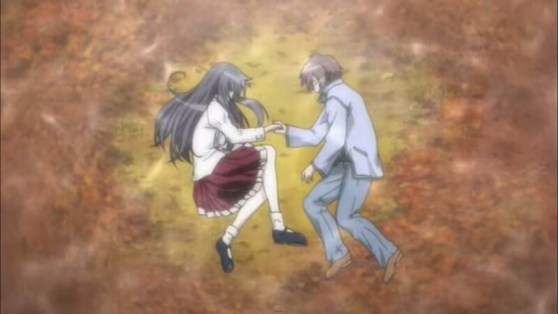 Anime Couple Dancing — Brown
