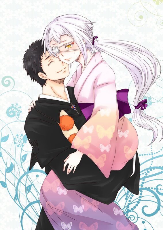 Anime Couple Hugging — Pink, Affectionate, Manga