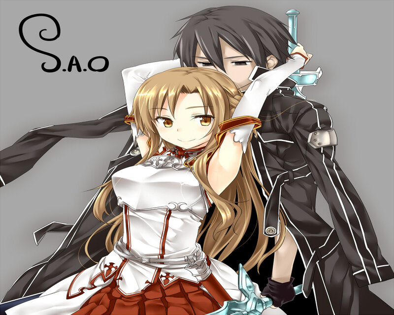 Anime Couple Hugging — White, Calm