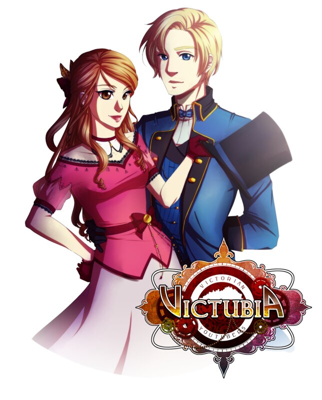 Anime Couple Illustration — Pink