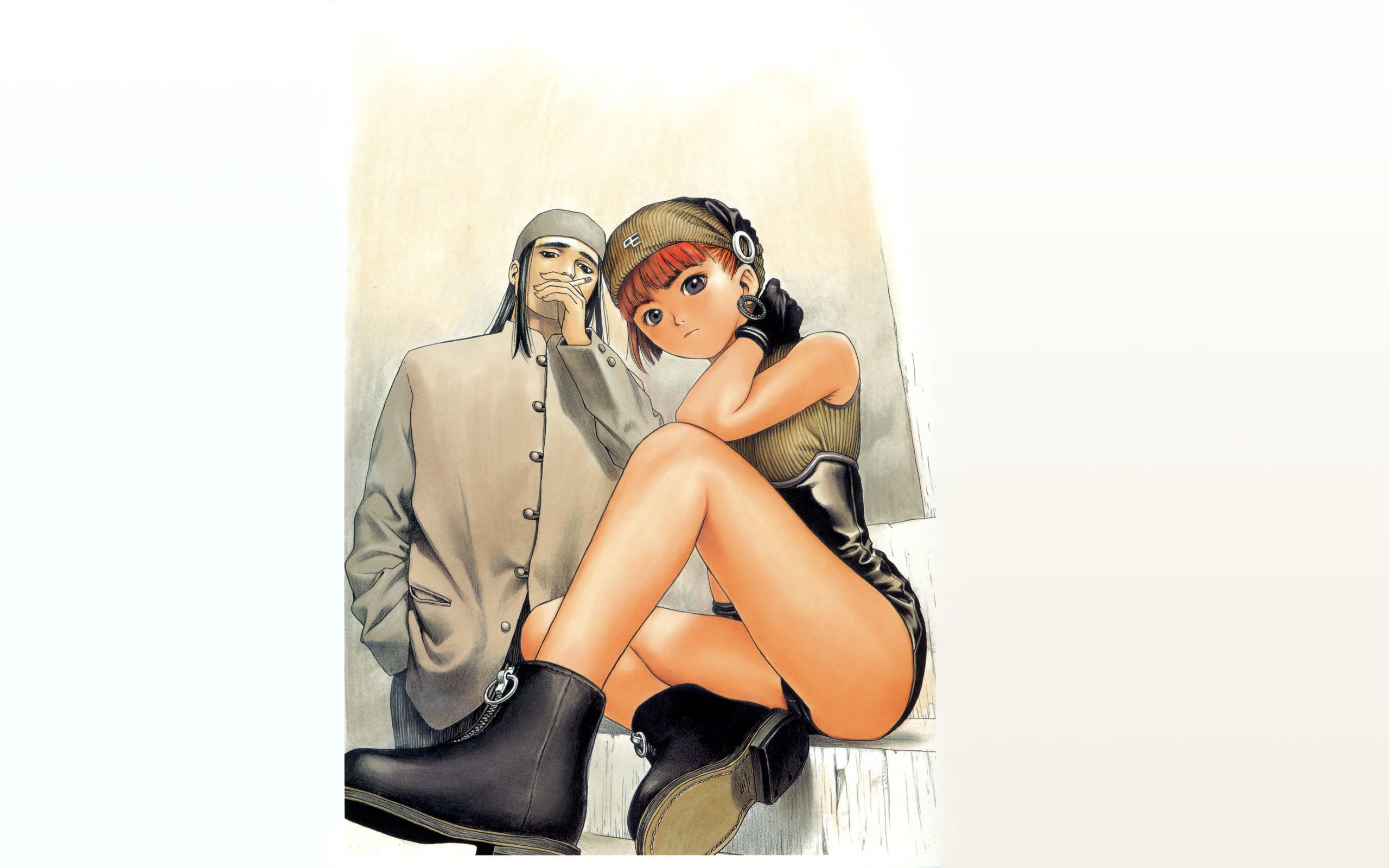 Anime couple illustration