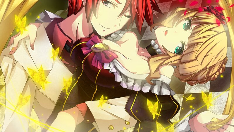 anime couple in a tender moment