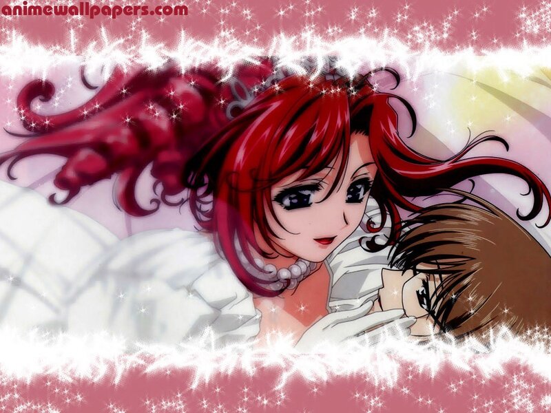 Anime couple in bed