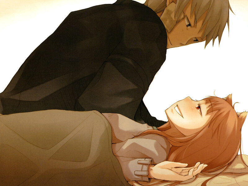 Anime Couple in Bed — Brown