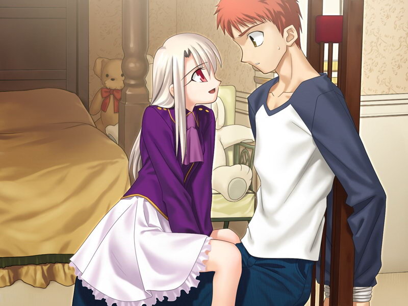 anime couple in bedroom
