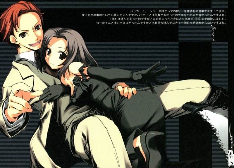 Anime couple in formal wear