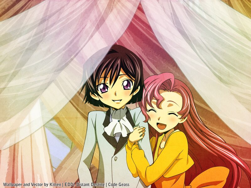 Anime couple in formal wear
