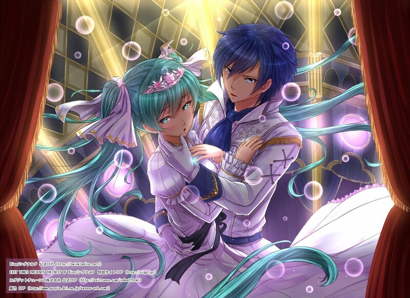 anime couple in formal wear