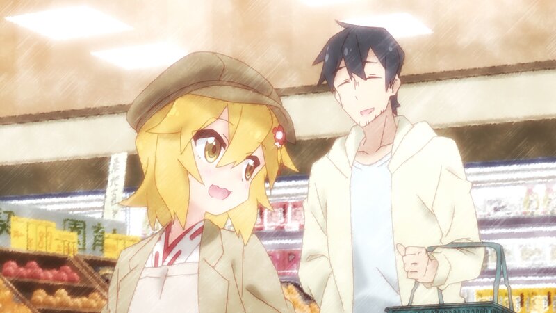 Anime Couple in Grocery Store